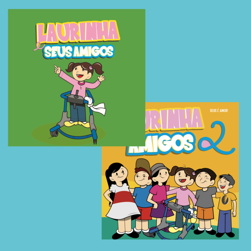 Combo 1 | 2 E-Books Laurinha e seus amigos Volumes 1+2